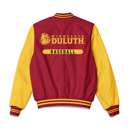 UMN Duluth - NCAA Baseball : Caid Chittum - Bomber Jacket-1