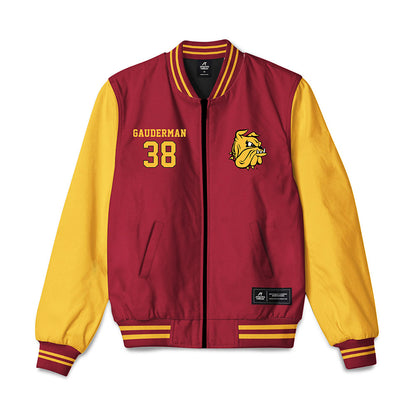 UMN Duluth - NCAA Football : David Gauderman - Bomber Jacket-0