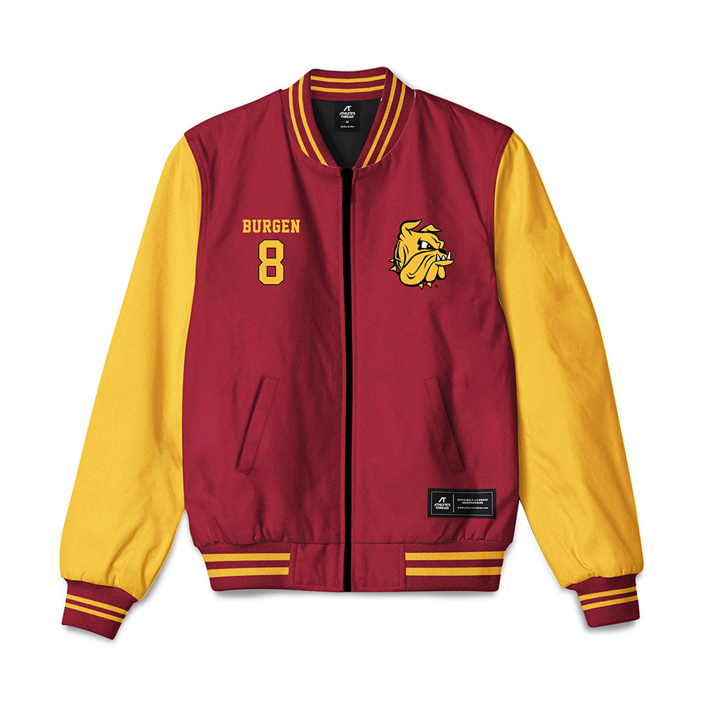 UMN Duluth - NCAA Women's Ice Hockey : Danielle Burgen - Bomber Jacket-0