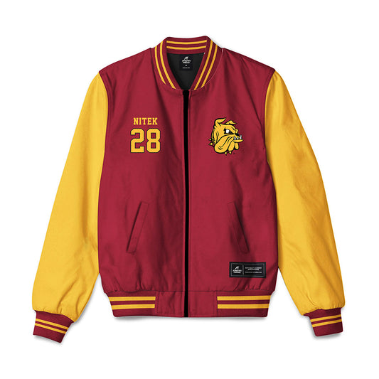 UMN Duluth - NCAA Football : Trent Nitek - Bomber Jacket-0