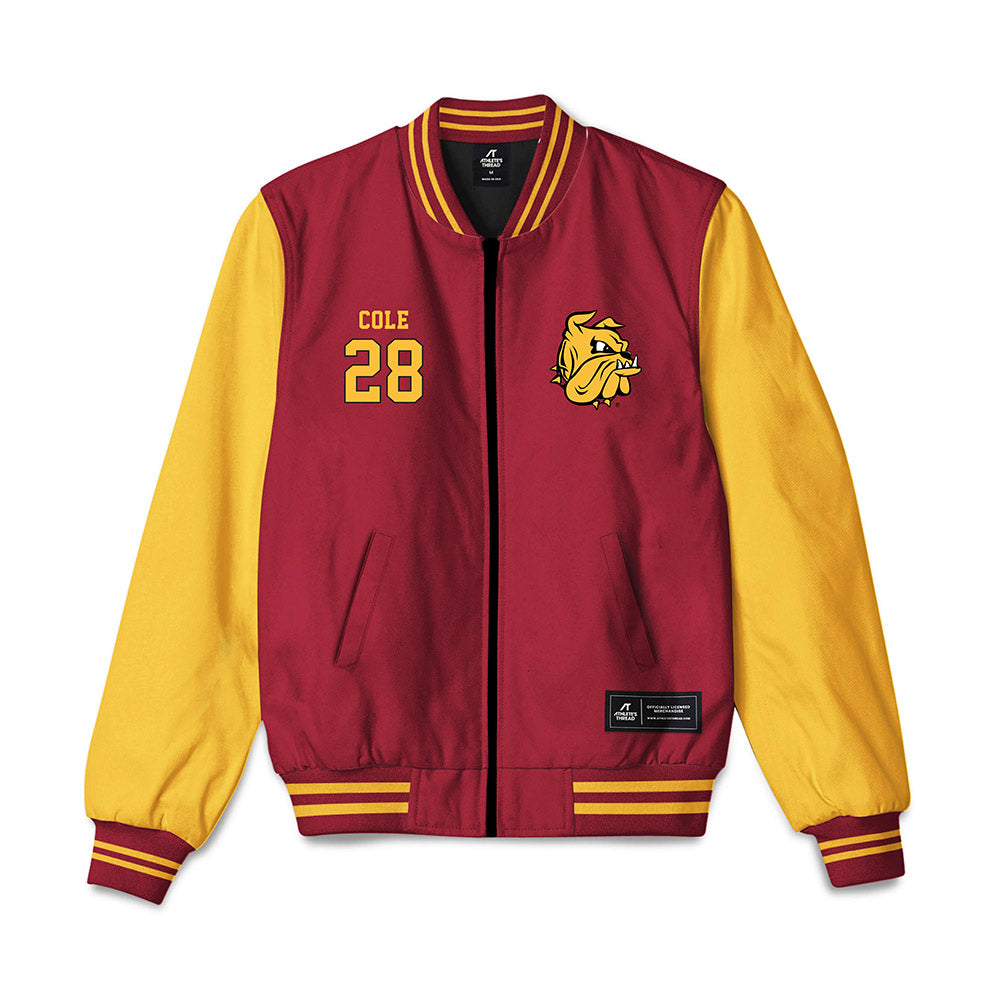 UMN Duluth - NCAA Baseball : Ethan Cole - Bomber Jacket-0