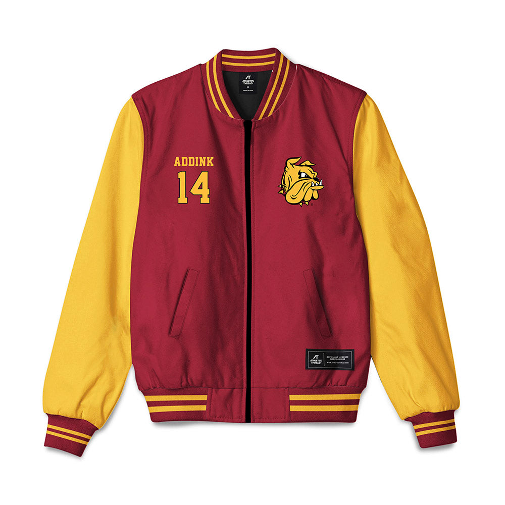 UMN Duluth - NCAA Women's Volleyball : Payton Addink - Bomber Jacket-0