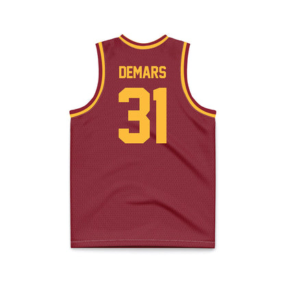UMN Duluth - NCAA Men's Basketball : Billy DeMars - Maroon Basketball Jersey-1