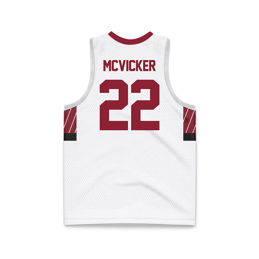UMN Duluth - NCAA Women's Basketball : Keagan McVicker - White Basketball Jersey-1