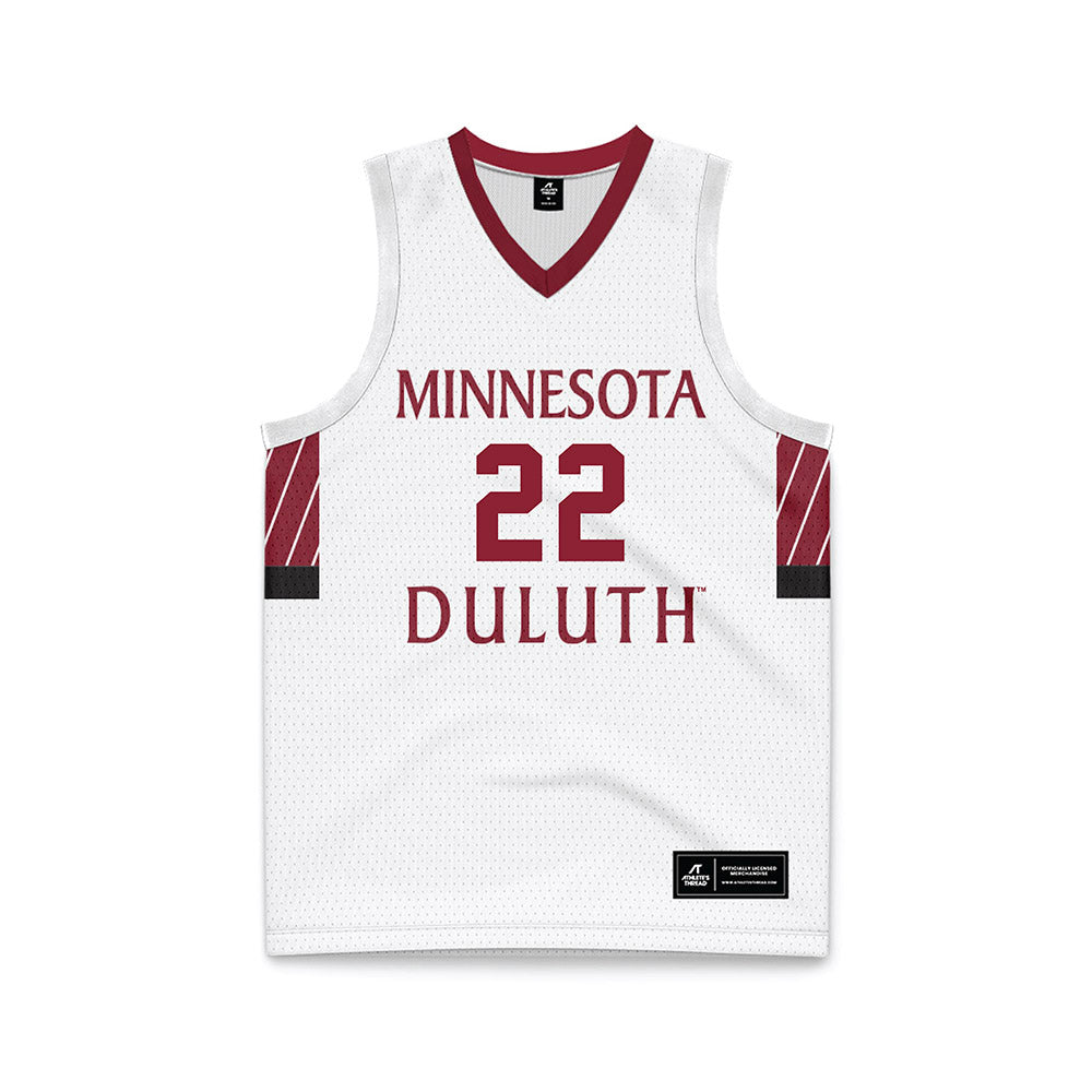 UMN Duluth - NCAA Women's Basketball : Keagan McVicker - White Basketball Jersey-0