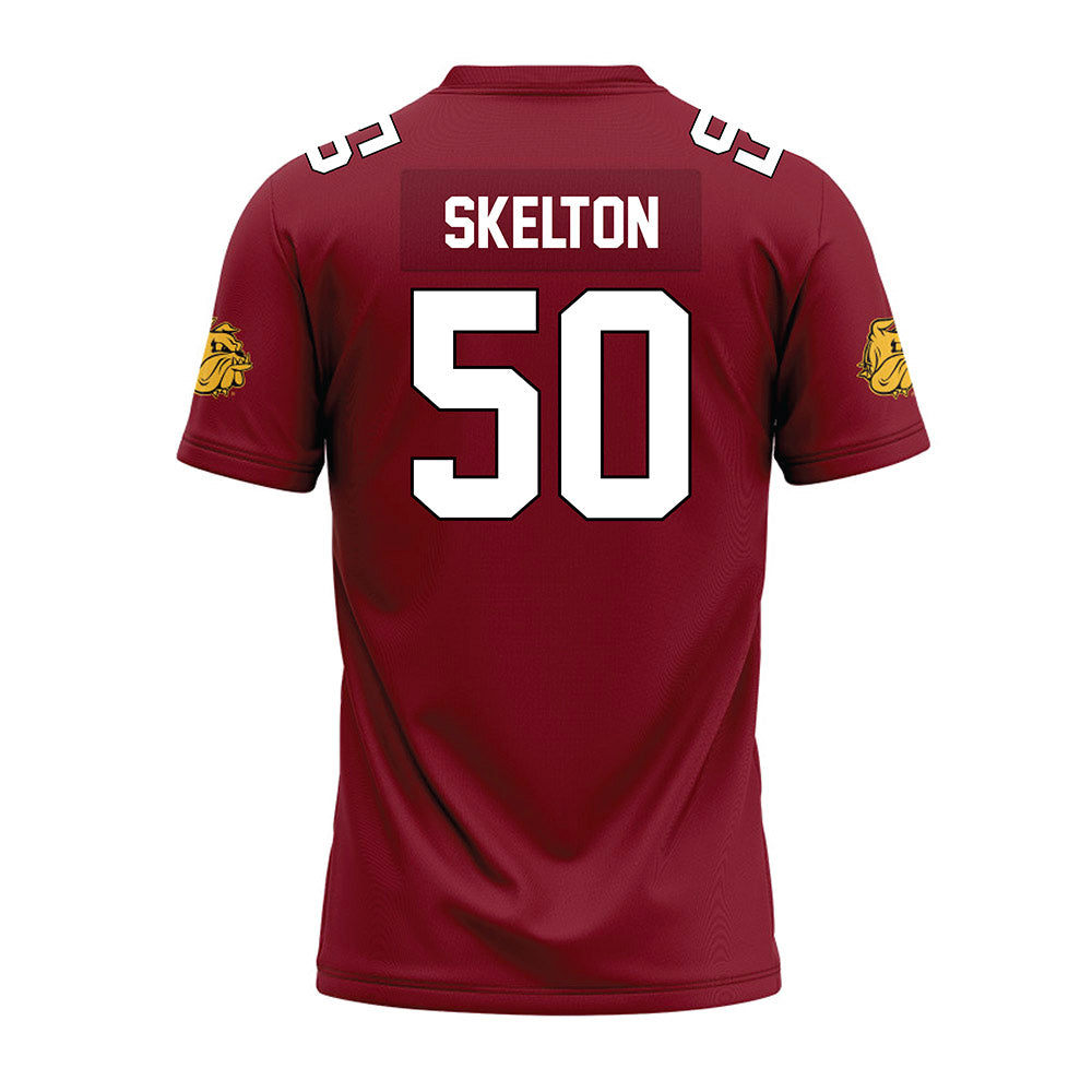 UMN Duluth - NCAA Football : Gavin Skelton - Maroon Premium Football Jersey-1