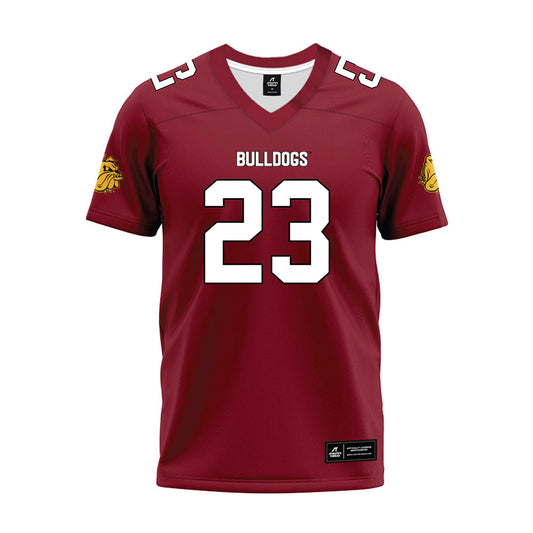 UMN Duluth - NCAA Football : Luke Humbert - Maroon Premium Football Jersey-0