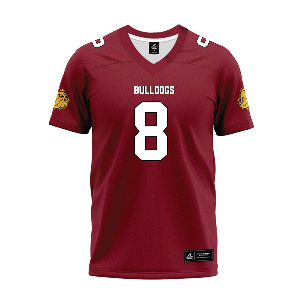 UMN Duluth - NCAA Football : Ben Fritsch - Maroon Premium Football Jersey-0