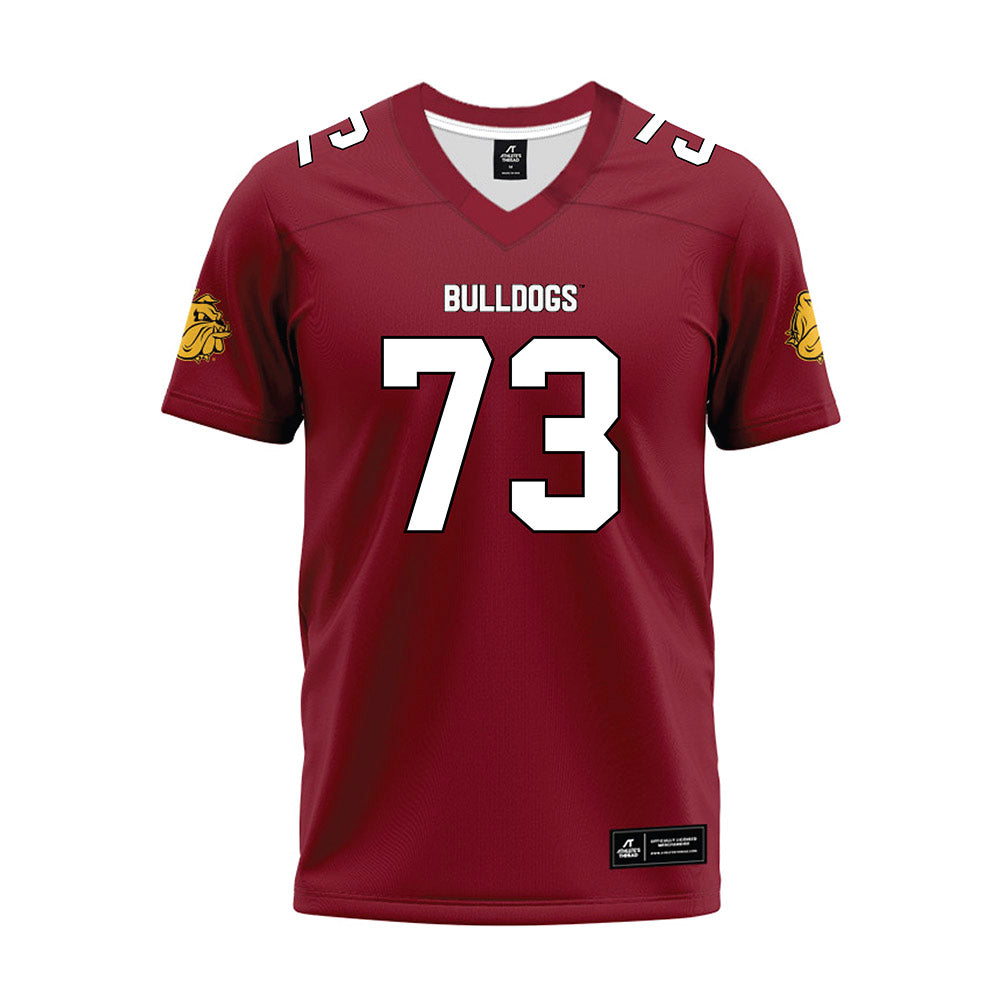 UMN Duluth - NCAA Football : Ethan Sam - Maroon Premium Football Jersey-0