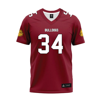 UMN Duluth - NCAA Football : Nate Branch - Maroon Premium Football Jersey-0