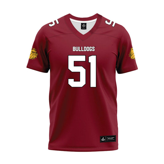 UMN Duluth - NCAA Football : Jayce Walrath - Maroon Premium Football Jersey-0