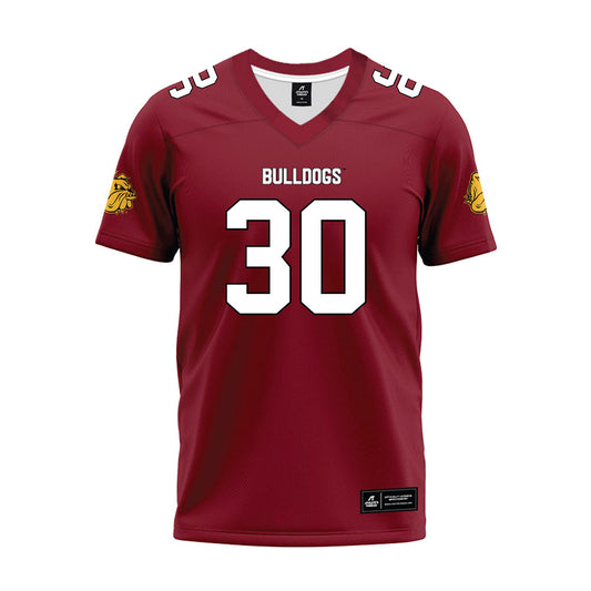 UMN Duluth - NCAA Football : Terae Dunn - Maroon Premium Football Jersey-0