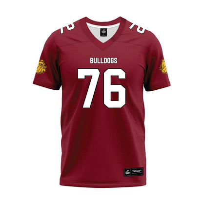 UMN Duluth - NCAA Football : Jae'Shaun Thomas - Maroon Premium Football Jersey-0