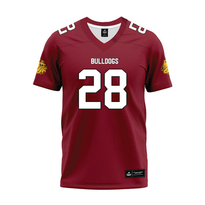 UMN Duluth - NCAA Football : Trent Nitek - Maroon Premium Football Jersey-0