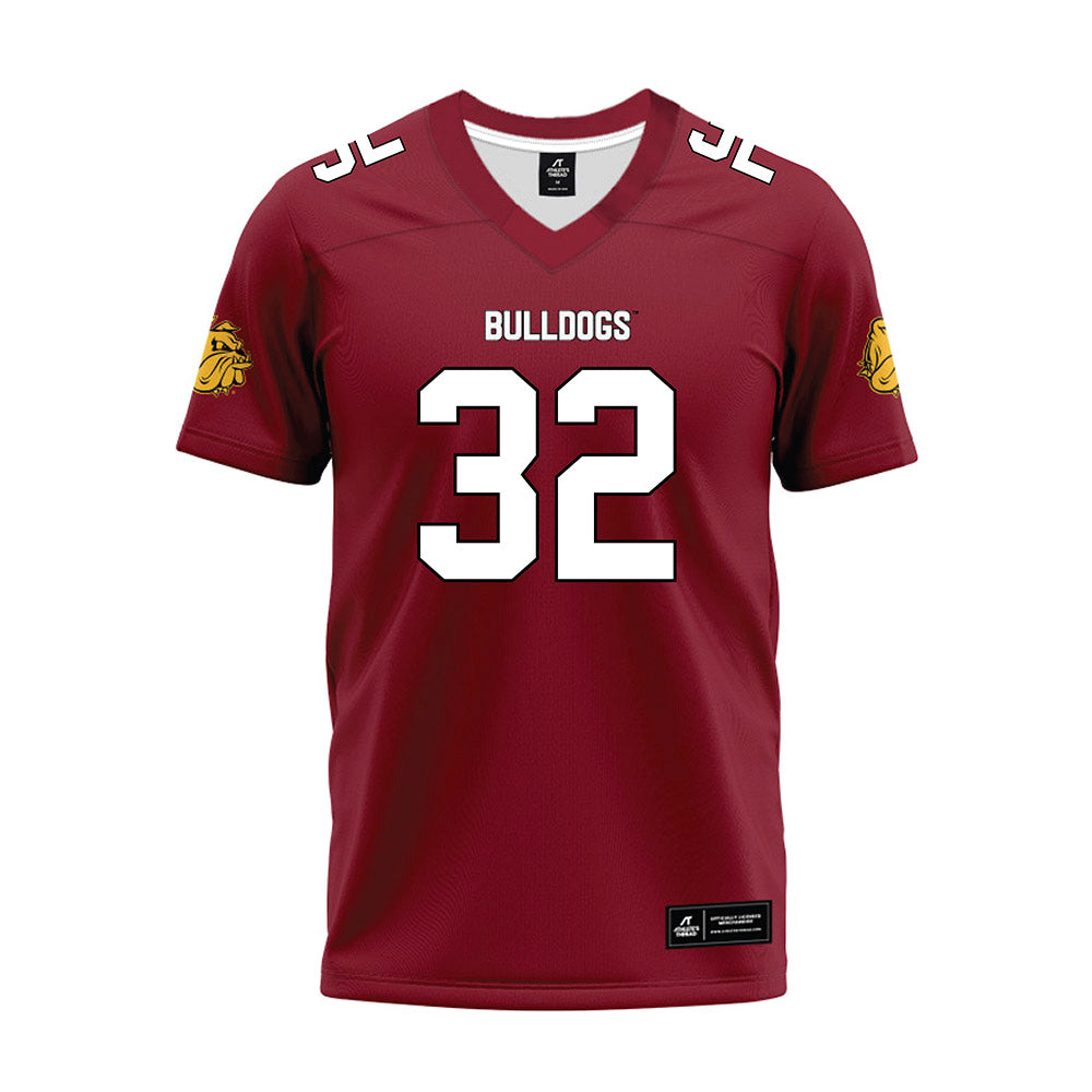 UMN Duluth - NCAA Football : Francis O'Malley - Maroon Premium Football Jersey-0