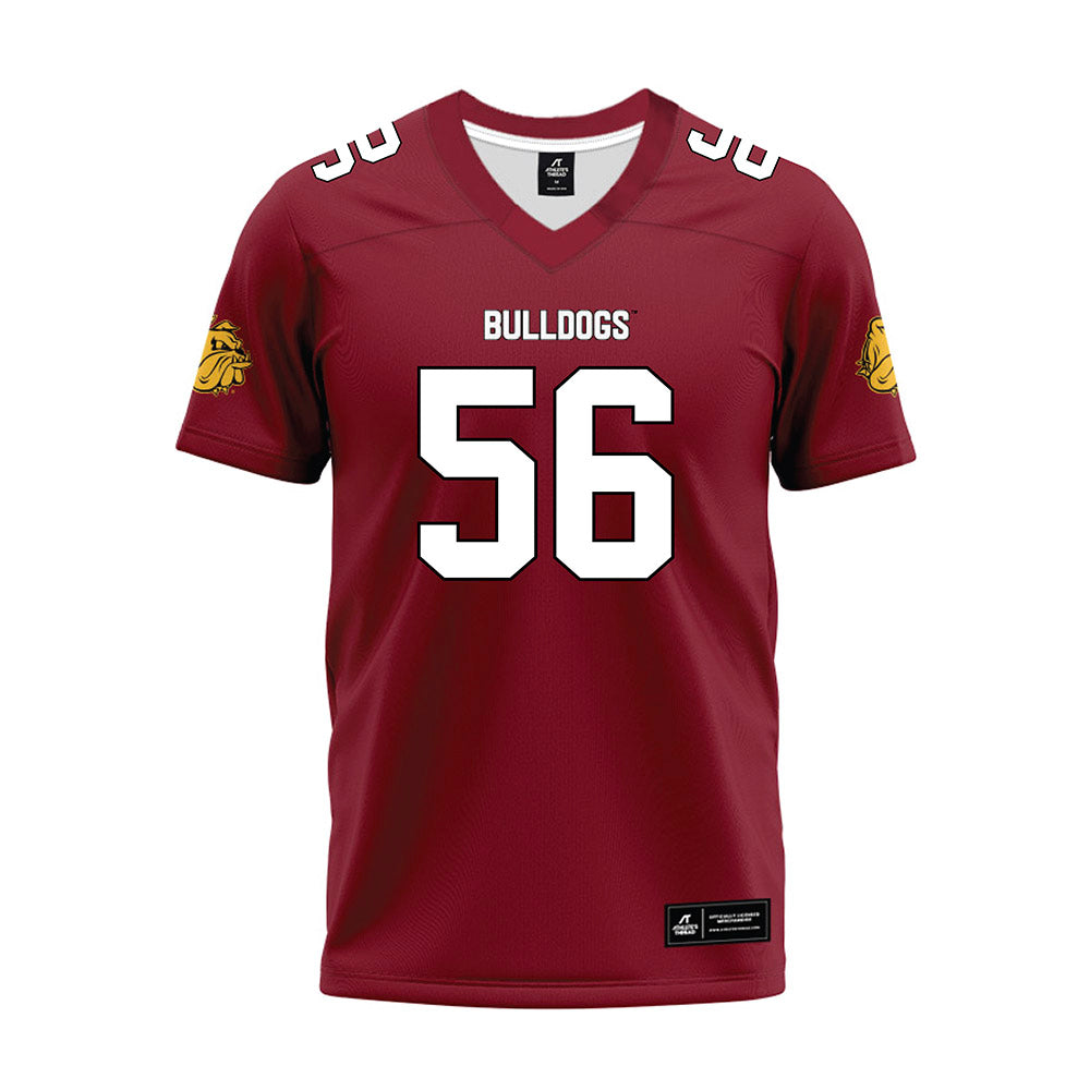 UMN Duluth - NCAA Football : Chris King - Maroon Premium Football Jersey-0