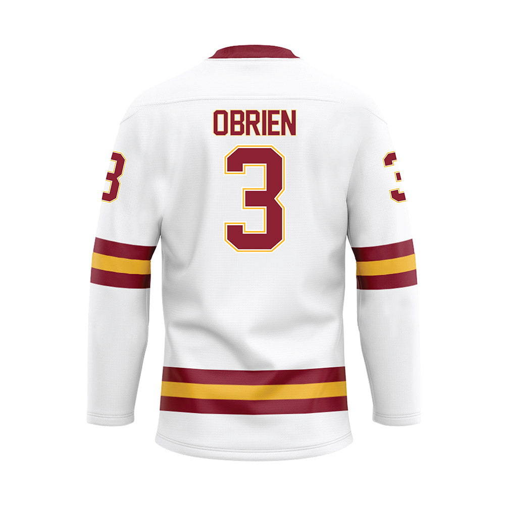 UMN Duluth - NCAA Women's Ice Hockey : MaryKate O'Brien - White Hockey Jersey-1