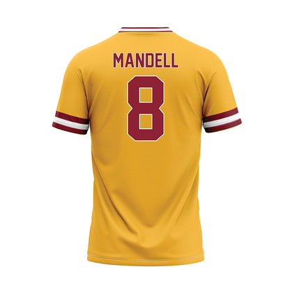 UMN Duluth - NCAA Softball : Ashley Mandell - Gold Baseball Jersey-1