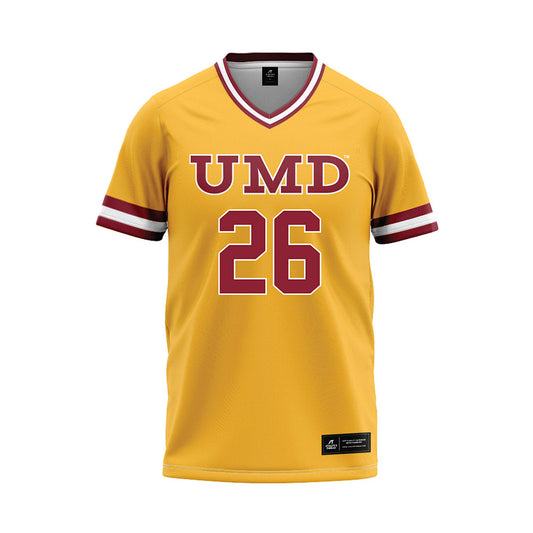 UMN Duluth - NCAA Softball : Allyssa Williams - Gold Baseball Jersey-0