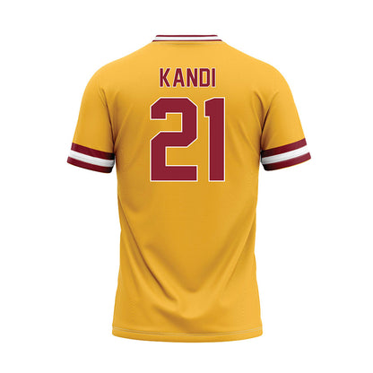 UMN Duluth - NCAA Baseball : Nikhil Kandi - Gold Baseball Jersey-1