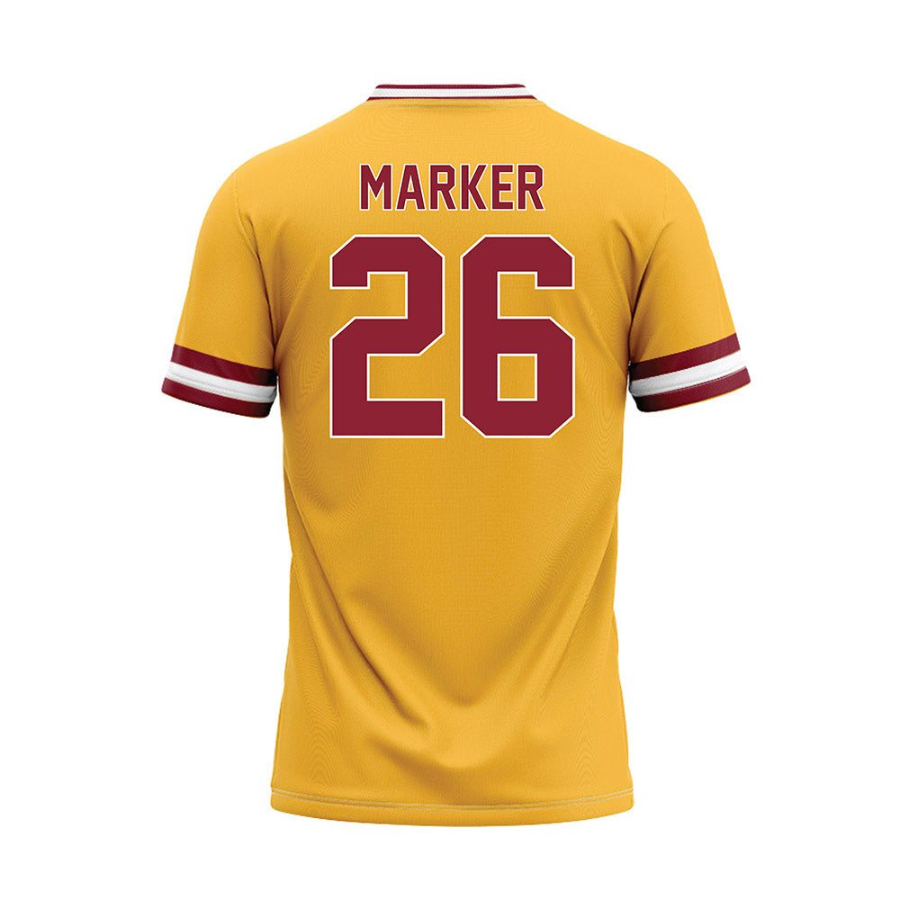 UMN Duluth - NCAA Baseball : Soren Marker - Gold Baseball Jersey-1