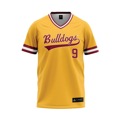 UMN Duluth - NCAA Baseball : Michael Reem - Gold Baseball Jersey-0