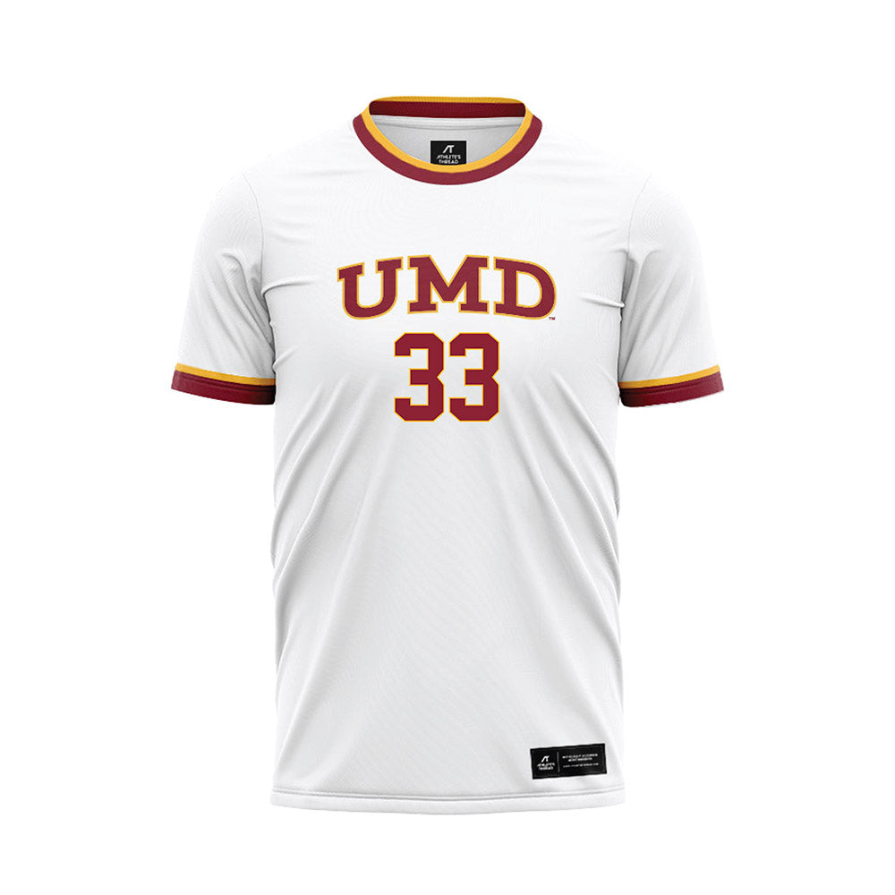 UMN Duluth - NCAA Women's Soccer : Jordan Rosenfeld - White Soccer Jersey-0