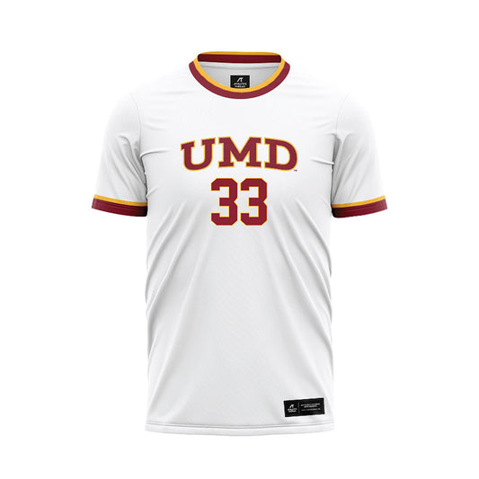 UMN Duluth - NCAA Women's Soccer : Jordan Rosenfeld - White Soccer Jersey-0