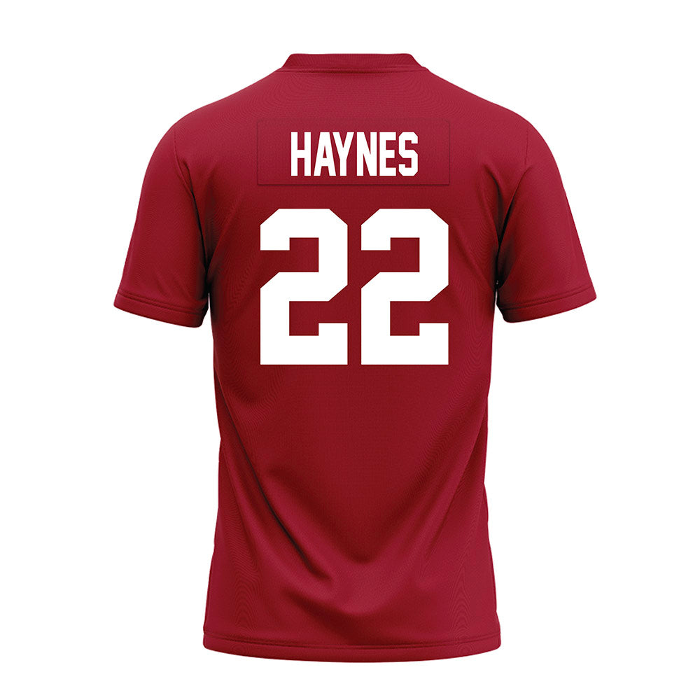 Alabama - NCAA Football : Justice Haynes - Premium Football Jersey