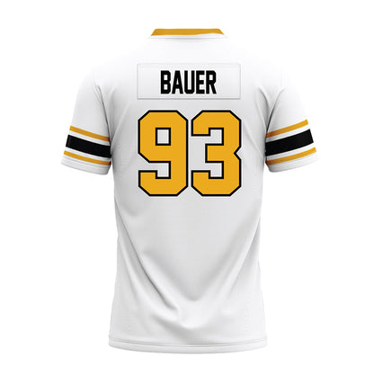 Missouri - NCAA Football : Luke Bauer - White Premium Football Jersey