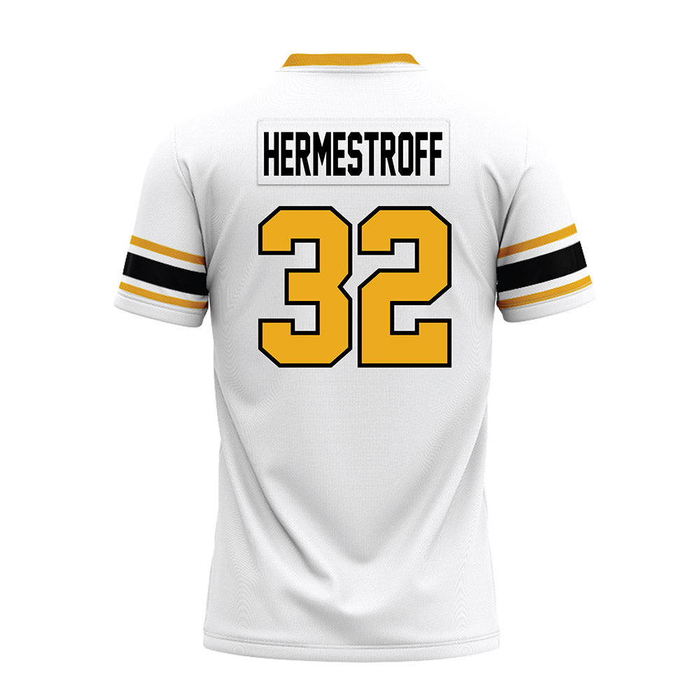 Missouri - NCAA Football : Maddux Hermestroff - White Premium Football Jersey-1