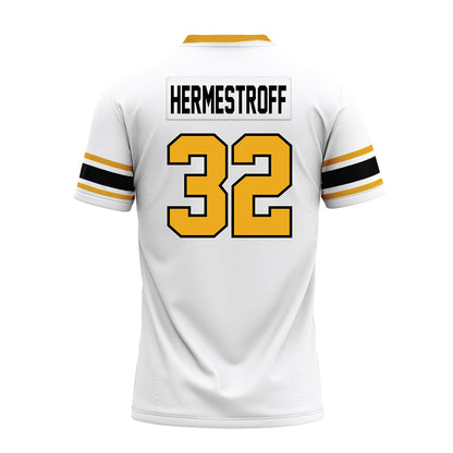 Missouri - NCAA Football : Maddux Hermestroff - White Premium Football Jersey-1