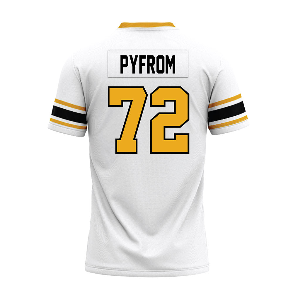 Missouri - NCAA Football : Caleb Pyfrom - White Premium  Football Jersey