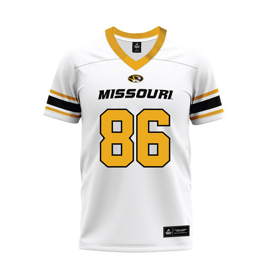 Missouri - NCAA Football : Jordon Harris - White Premium Football Jersey