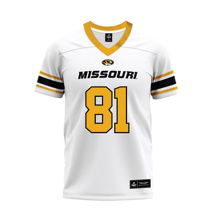 Missouri - NCAA Football : Noah Flaskamp - White Premium Football Jersey