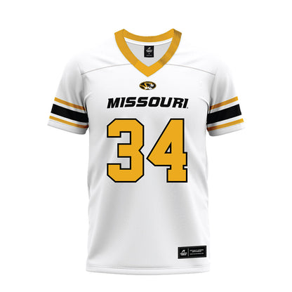 Missouri - NCAA Football : Ricardo Merriweather - White Premium Football Jersey