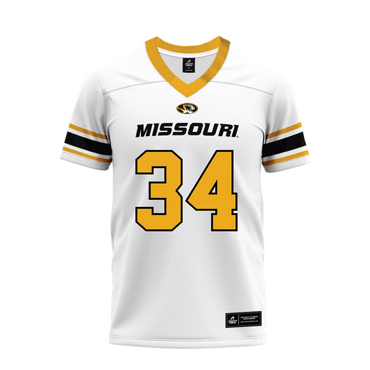 Missouri - NCAA Football : Ricardo Merriweather - White Premium Football Jersey