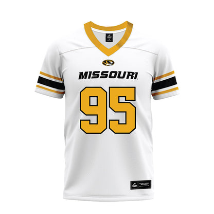 Missouri - NCAA Football : Jalen Marshall - White Premium Football Jersey