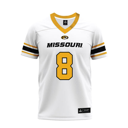 Missouri - NCAA Football : Nate Noel - White Premium Football Jersey