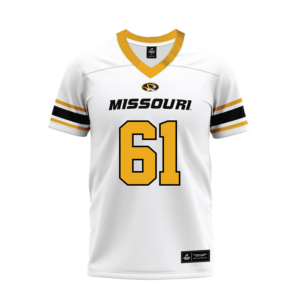 Missouri - NCAA Football : Graham Gilmer - White Premium Football Jersey