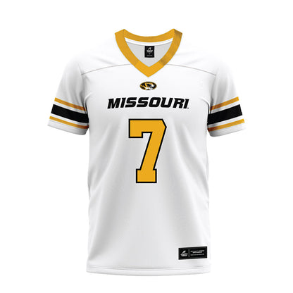 Missouri - NCAA Football : Chris McClellan - White Premium  Football Jersey