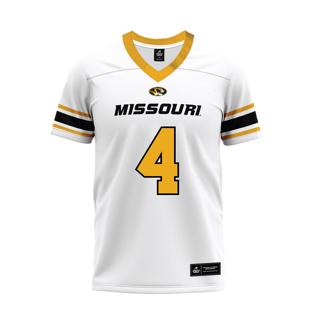 Missouri - NCAA Football : James Madison II - White Premium Football Jersey