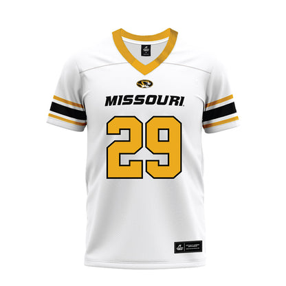 Missouri - NCAA Football : Cameron Keys - White Premium  Football Jersey