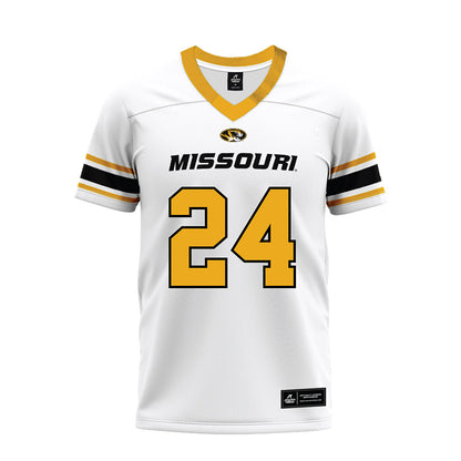 Missouri - NCAA Football : Nicholas DeLoach Jr - White Premium Football Jersey