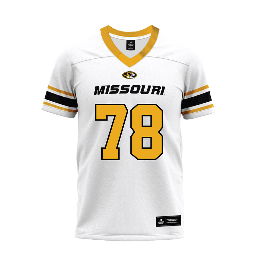 Missouri - NCAA Football : Brandon Solis - White Premium  Football Jersey