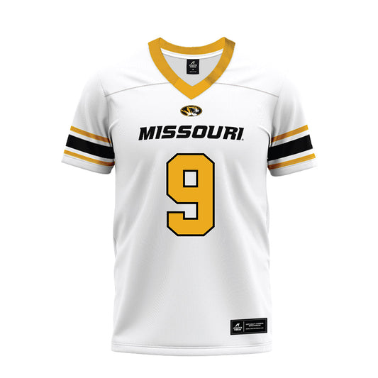 Missouri - NCAA Football : Marcus Carroll - White Premium Football Jersey