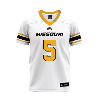 Missouri - NCAA Football : Kristian Williams - White Premium Football Jersey