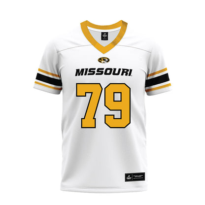 Missouri - NCAA Football : Armand Membou - White Premium Football Jersey