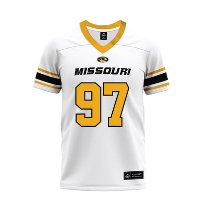 Missouri - NCAA Football : Orion Phillips - White Premium Football Jersey