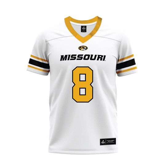 Missouri - NCAA Football : Shaun Terry II - White Premium Football Jersey-0